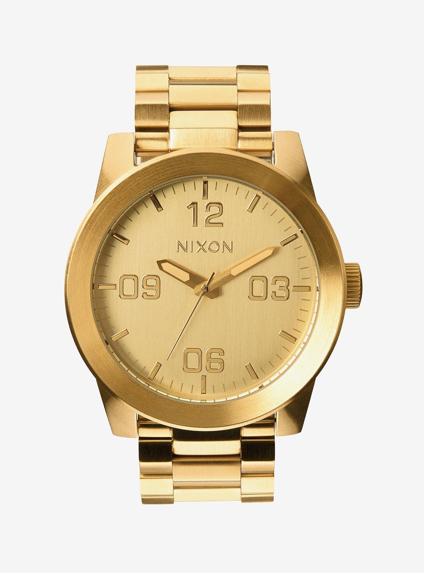 Nixon Corporal Ss All Gold Watch Hot Topic