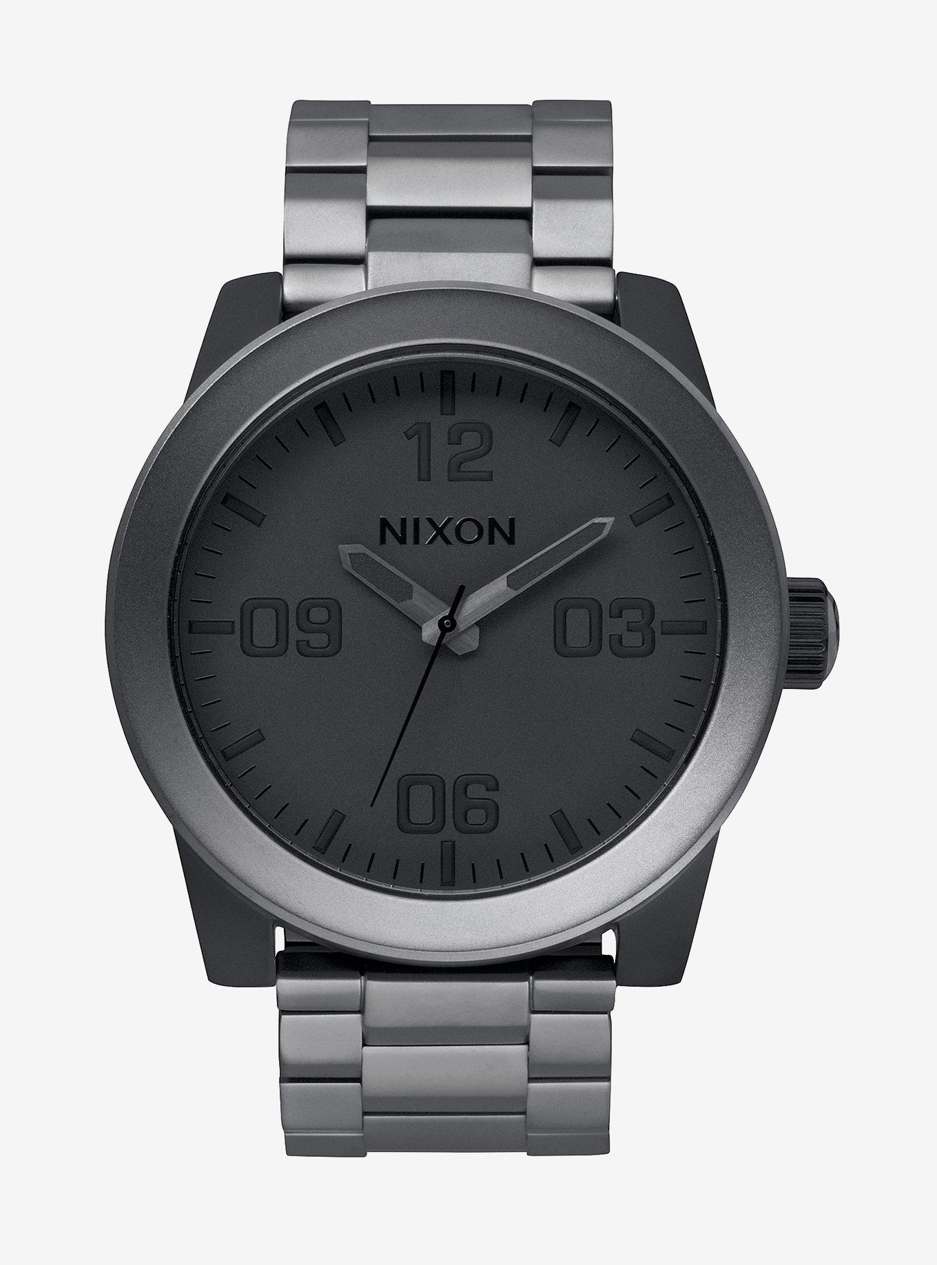 Nixon Corporal Ss Matte Black Matte Gunmetal Watch