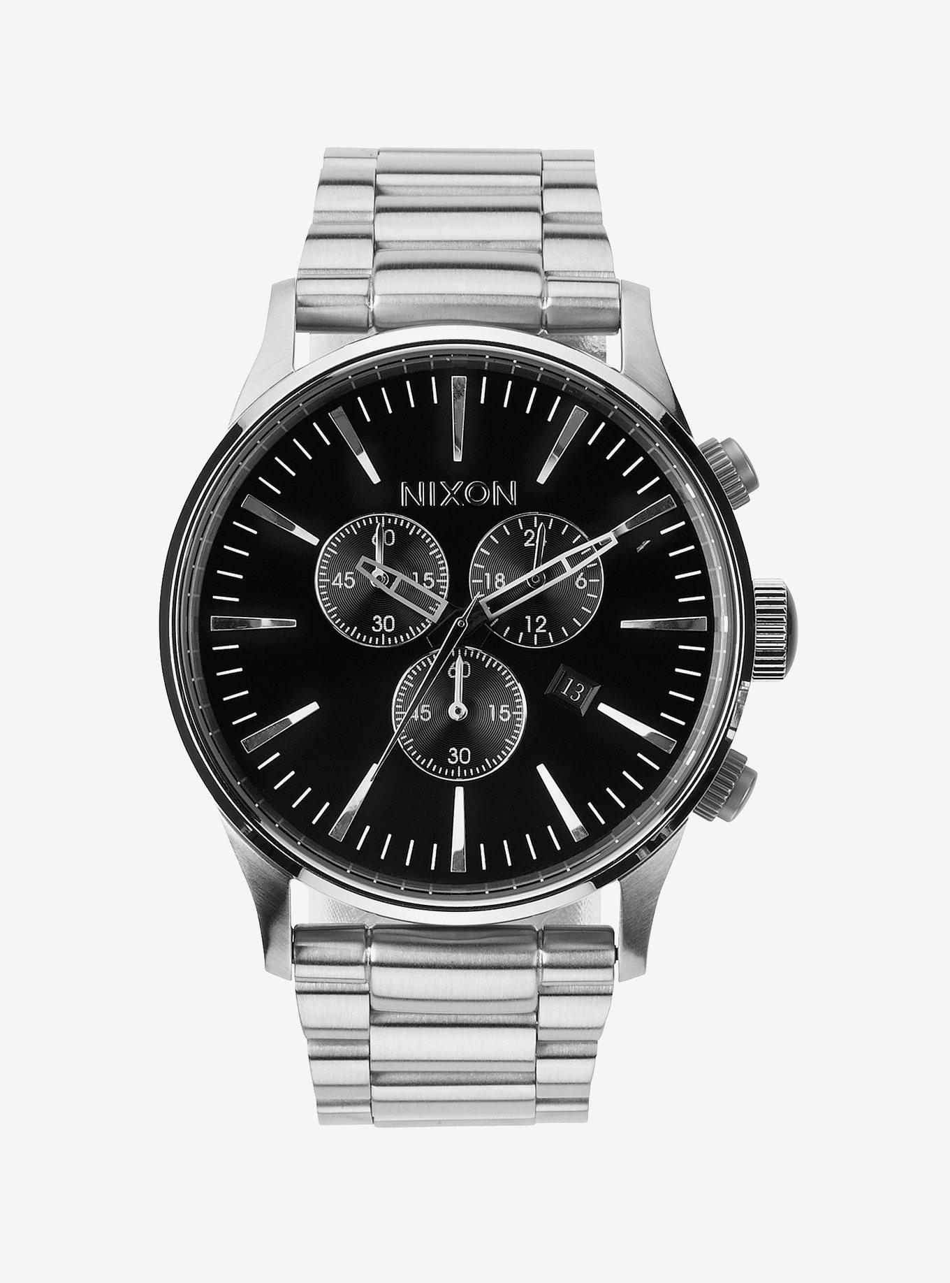 Nixon Sentry Chrono Black Watch, , hi-res