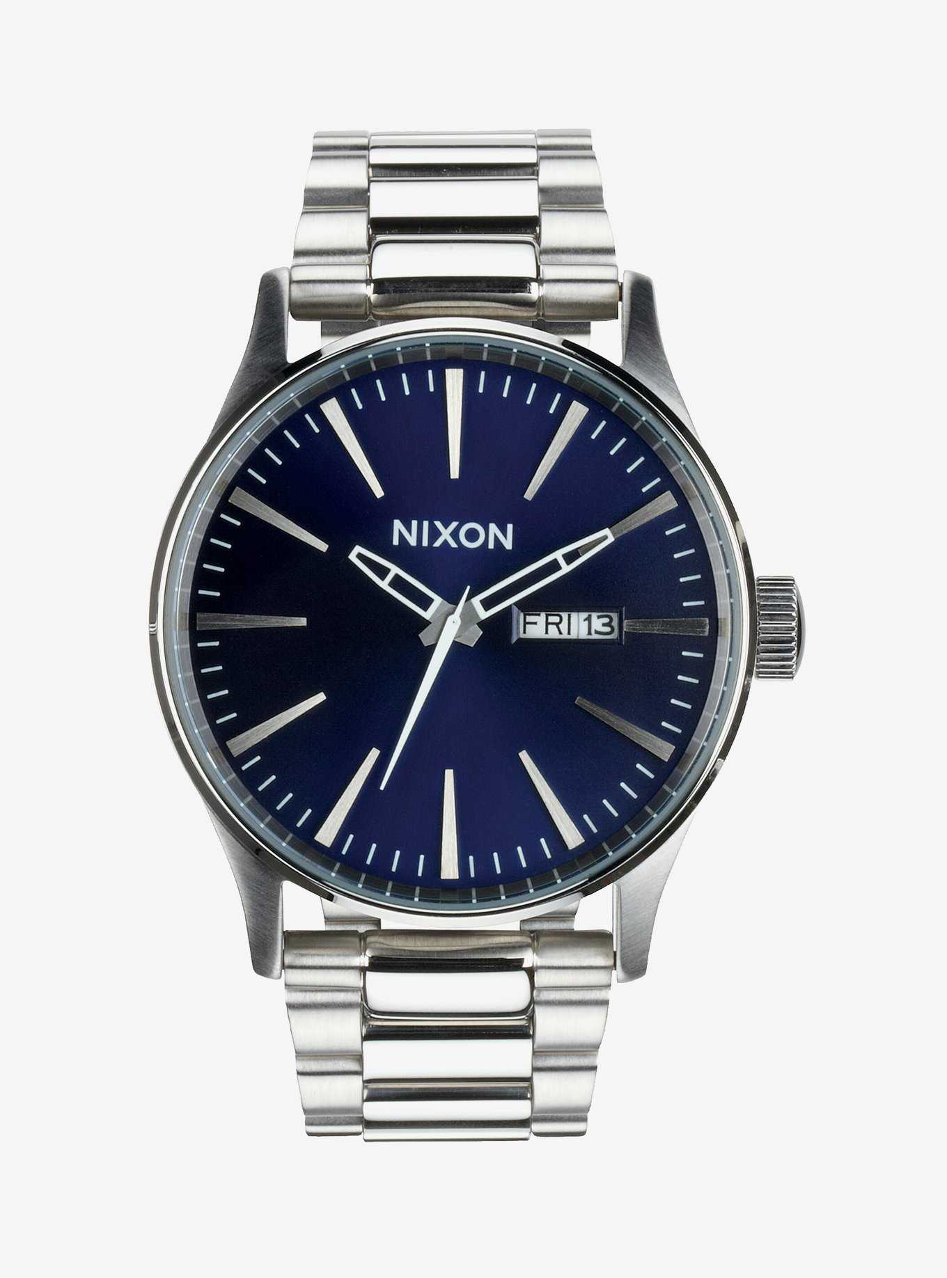 Nixon Sentry Ss Blue Sunray Watch, , hi-res