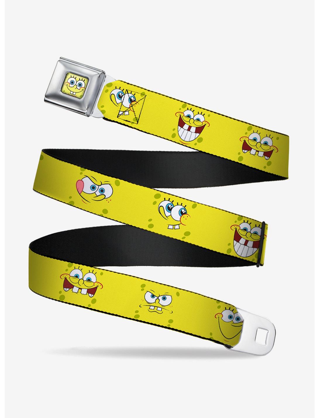 Spongebob Squarepants Expressions Youth Seatbelt Belt, , hi-res