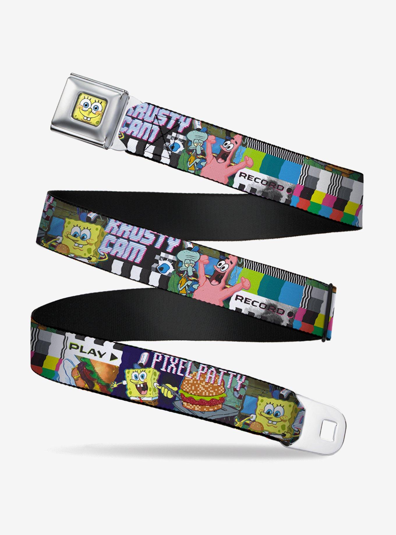 Spongebob Squarepants Krusty Krab Cam Scenes Pixel Patty Krusty Cam Youth Seatbelt Belt, , hi-res