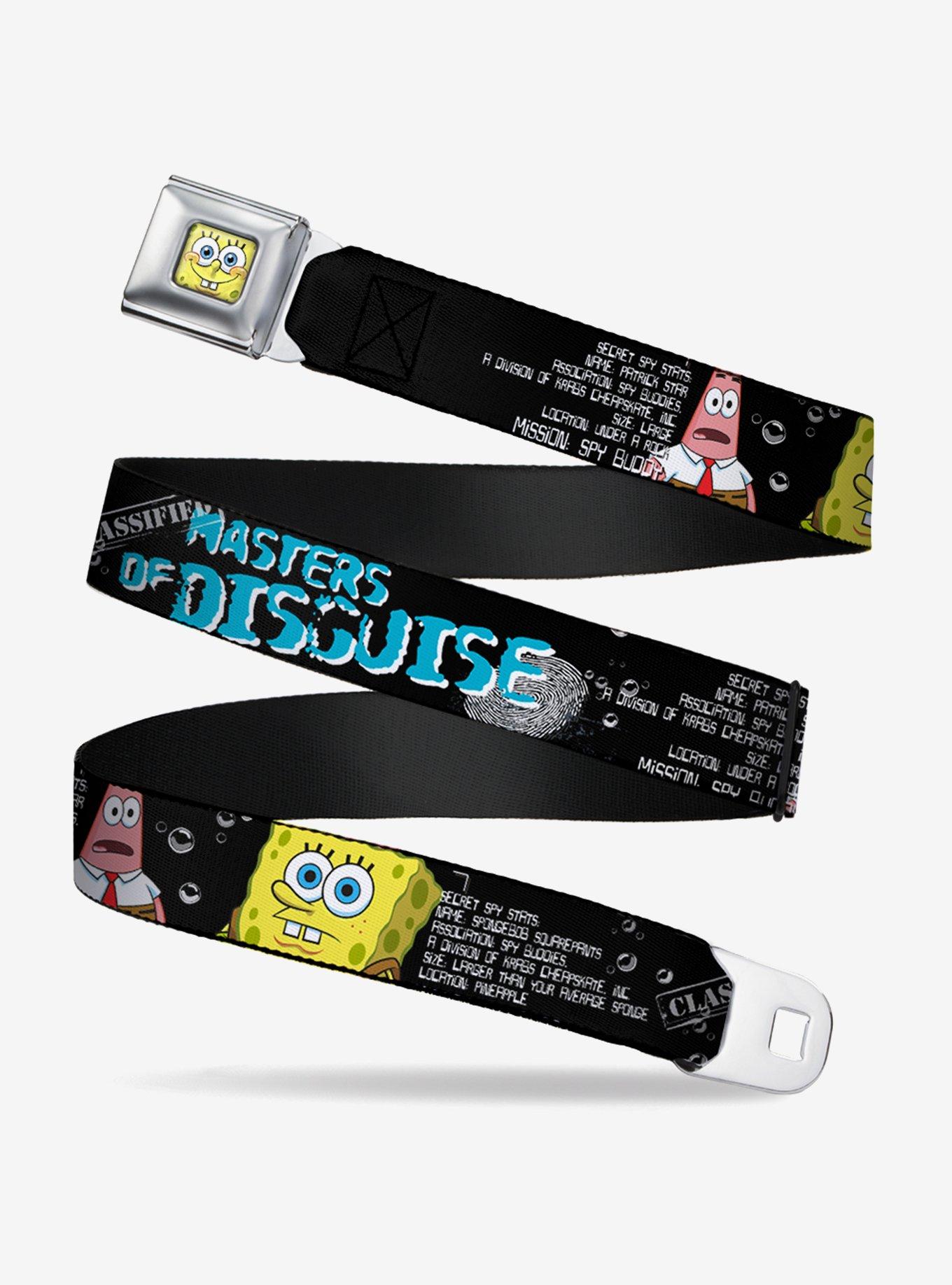 Spongebob Squarepants Patrick Starfish Spy Profile Masters Of Disguise Youth Seatbelt Belt, , hi-res