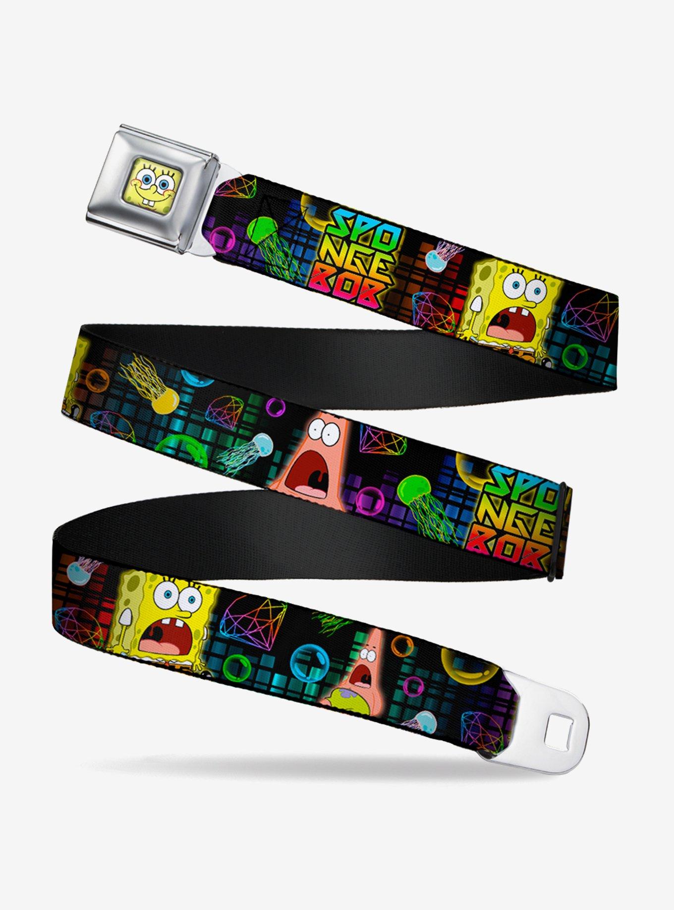 Spongebob Squarepants Surprised Patrick Jellyfish Youth Seatbelt Belt, , hi-res