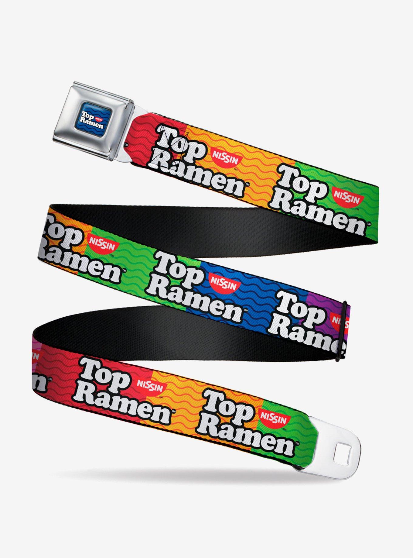 Top Ramen Noodle Wave Blocks Youth Seatbelt Belt, , hi-res