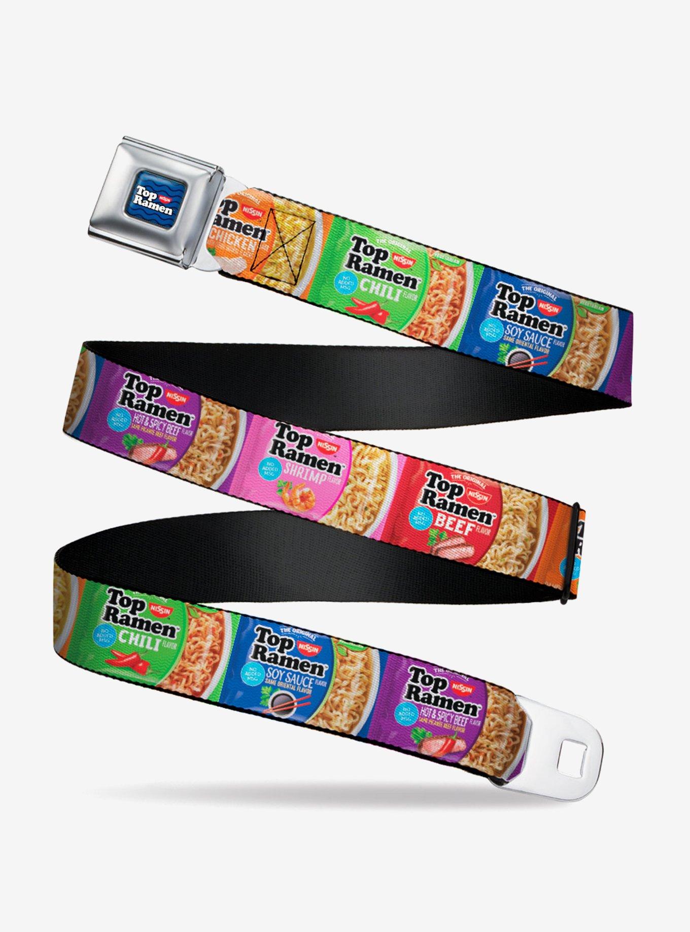 Top Ramen Vivid Flavor Blocks Youth Seatbelt Belt, , hi-res