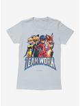 Miraculous: Tales Of Ladybug And Cat Noir Team Work Womens T-Shirt, LIGHT BLUE, hi-res