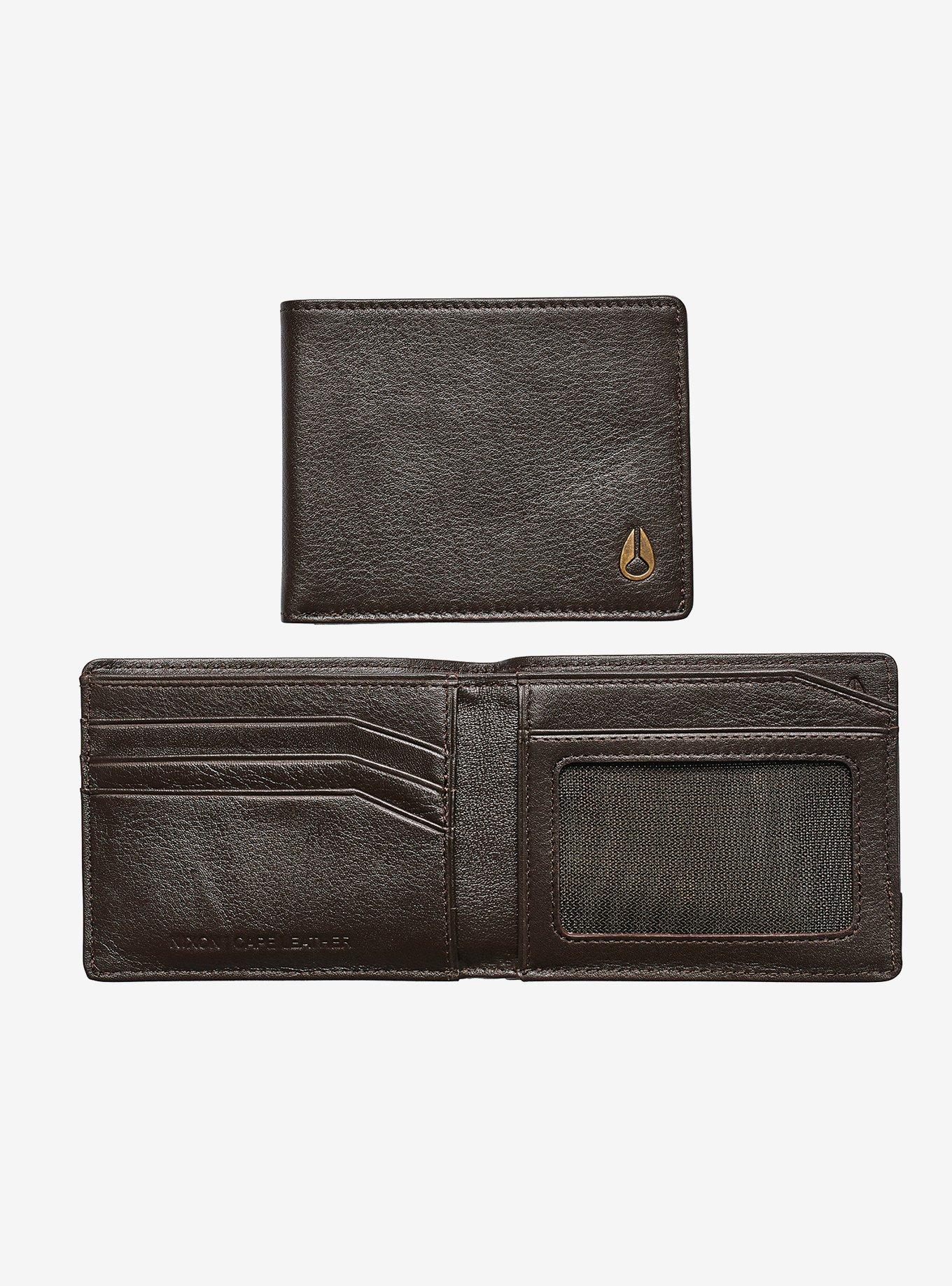 Nixon Cape Leather Brown Wallet, , hi-res