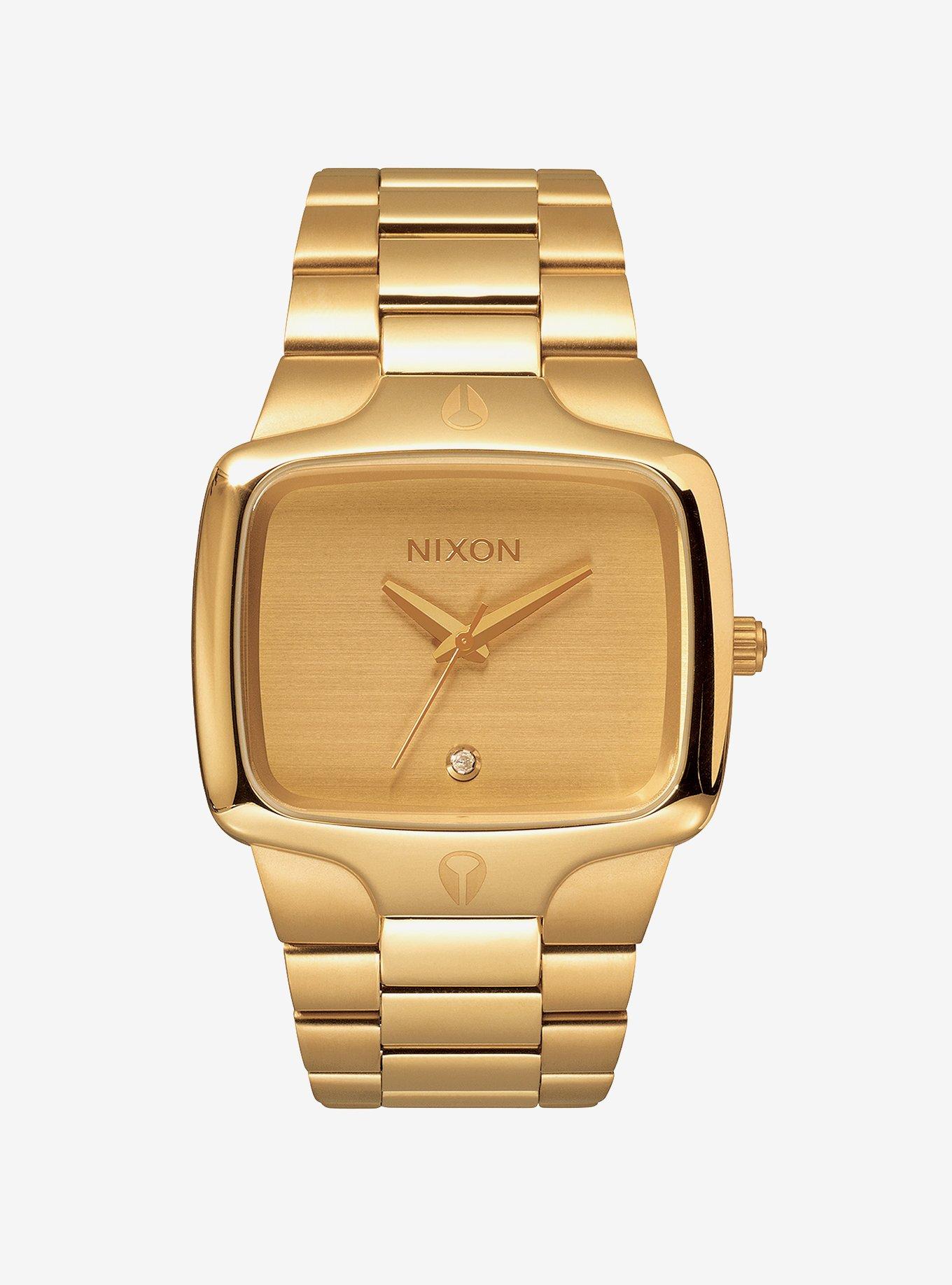Nixon Player Gold Gold Watch BoxLunch