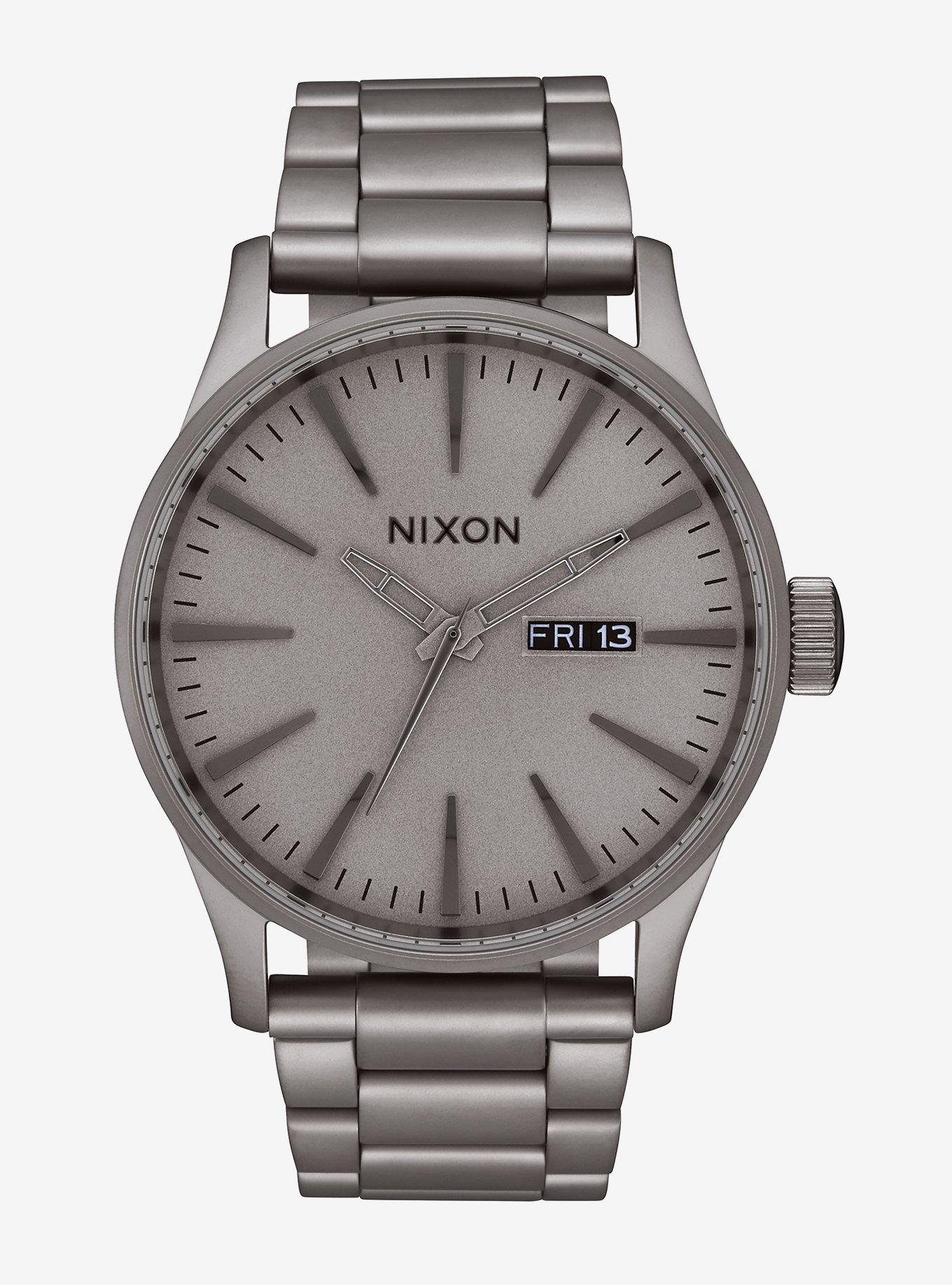 Nixon Sentry Ss Dark Steel Watch, , hi-res