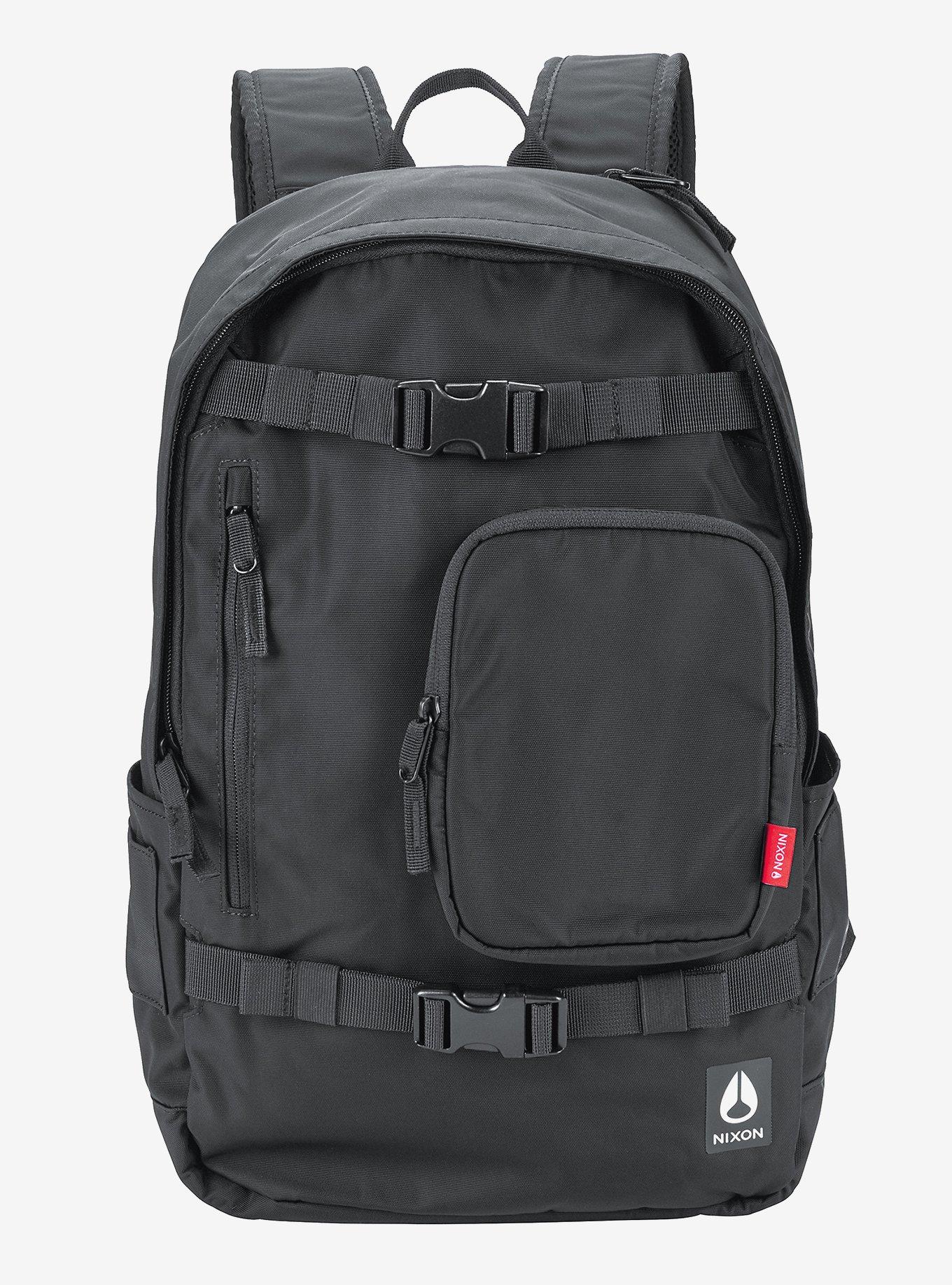 Nixon Smith All Black Nylon Backpack, , hi-res