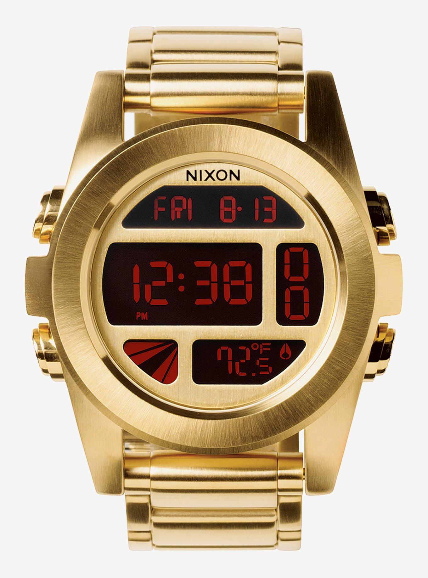 Nixon Unit Ss All Gold Watch