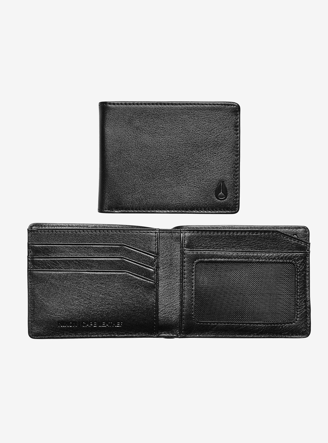 Nixon Cape Leather Black Wallet, , hi-res