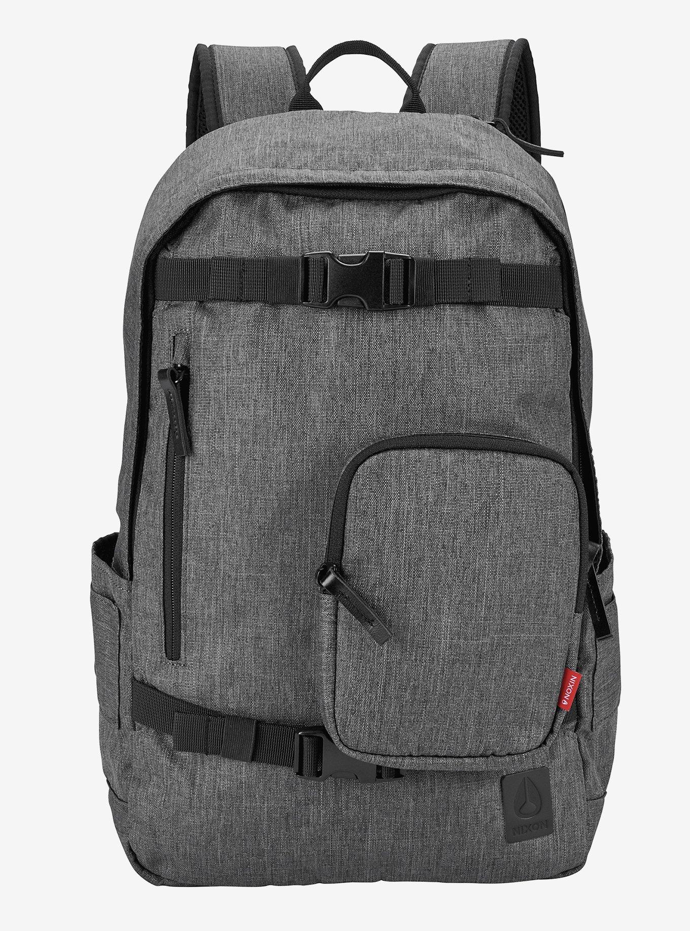Nixon Smith Charcoal Heather Backpack, , hi-res