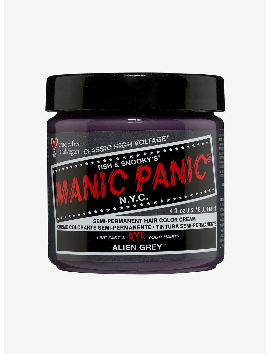Manic Panic Alien Grey Classic High Voltage Semi-Permanent Hair Dye, , hi-res