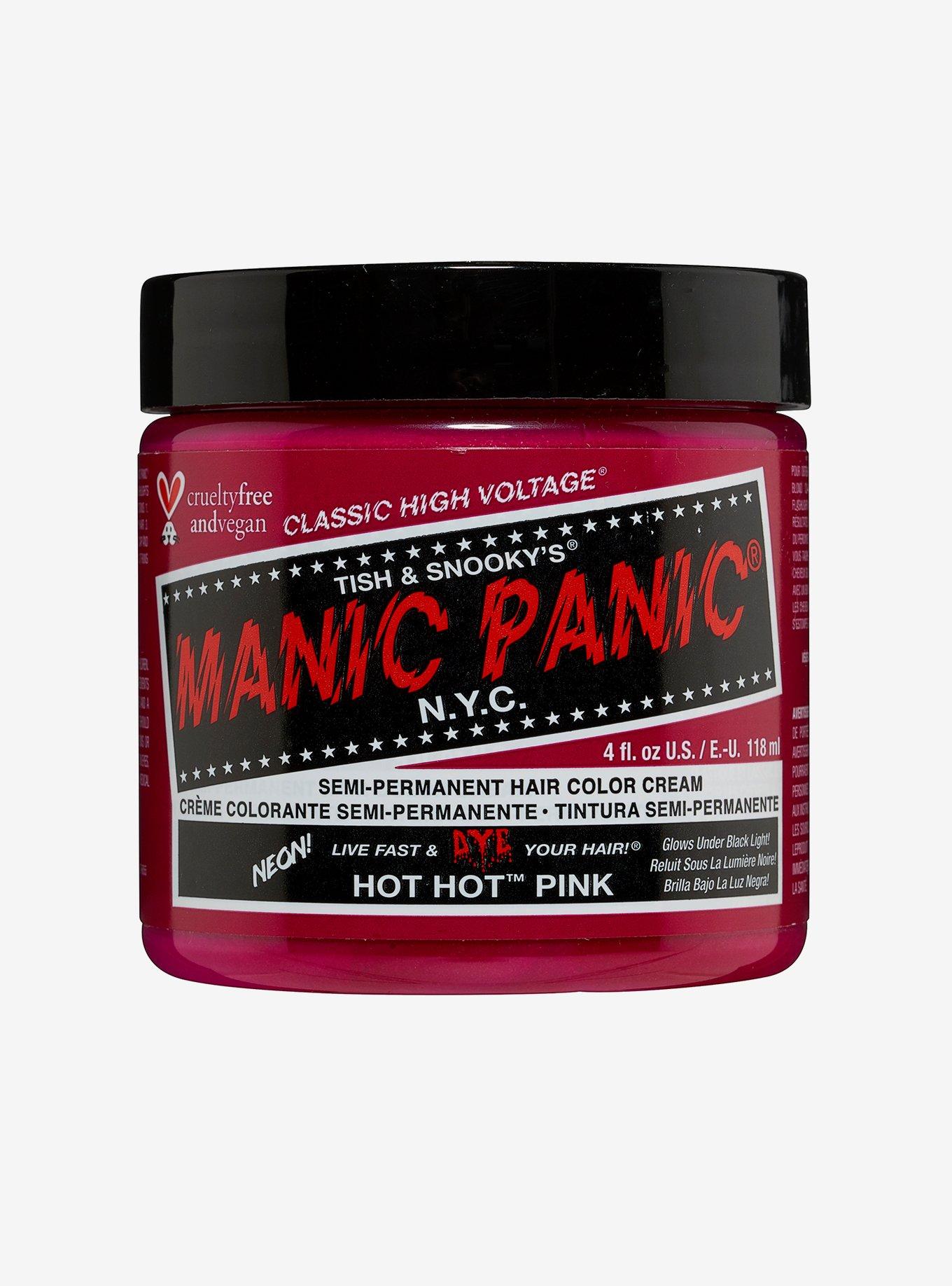 Manic Panic Hot Hot Pink Classic High Voltage Semi-Permanent Hair Dye, , hi-res