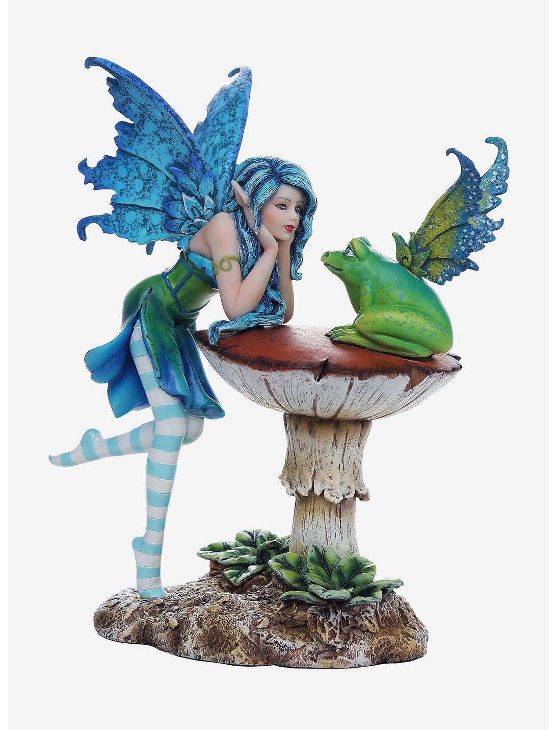 Enchanting Frog Gossip Fairy Collectible Statue, , hi-res