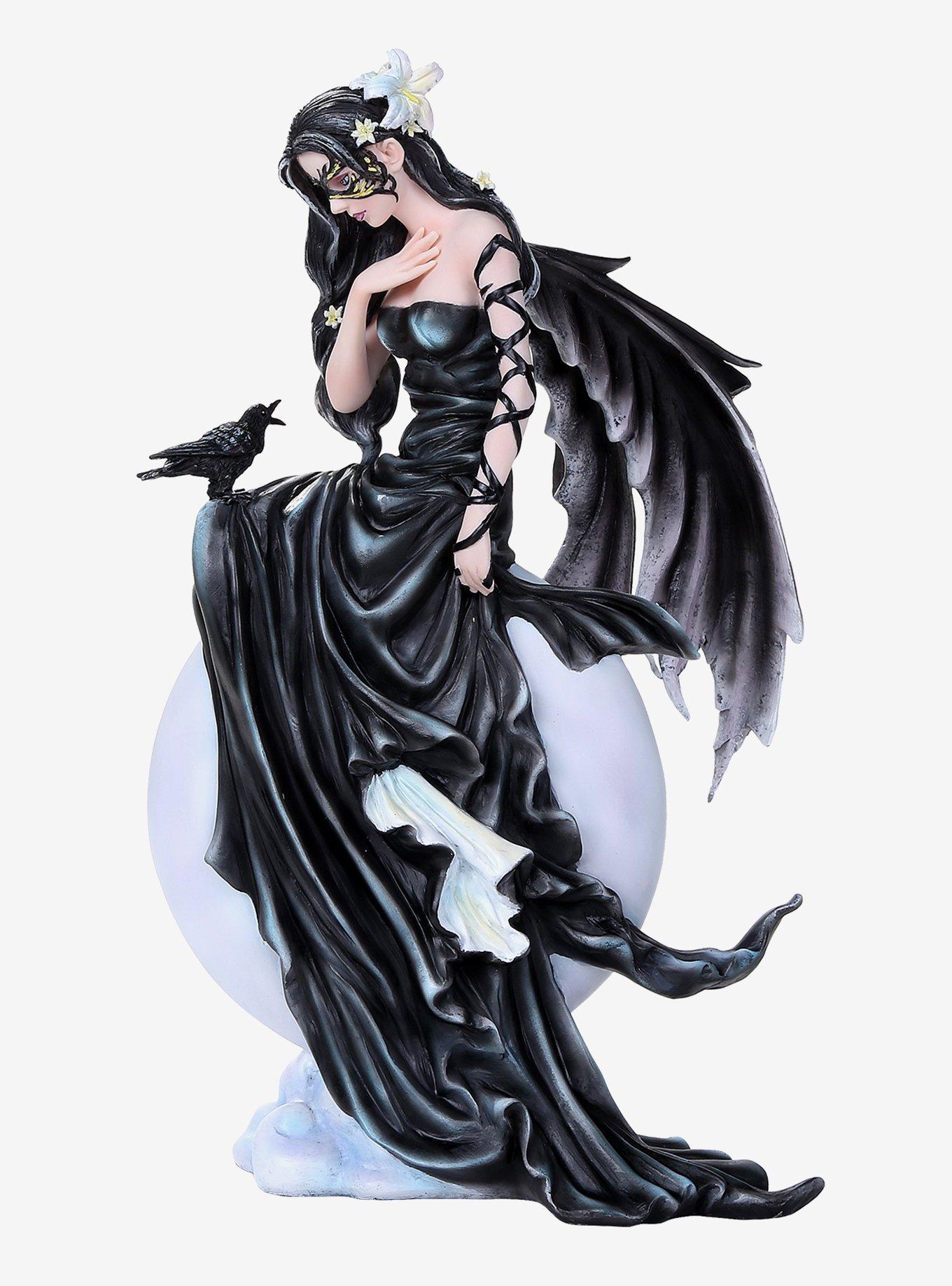Dark Skies Raven Fey Goth Fairy Collectible Figurine, , hi-res