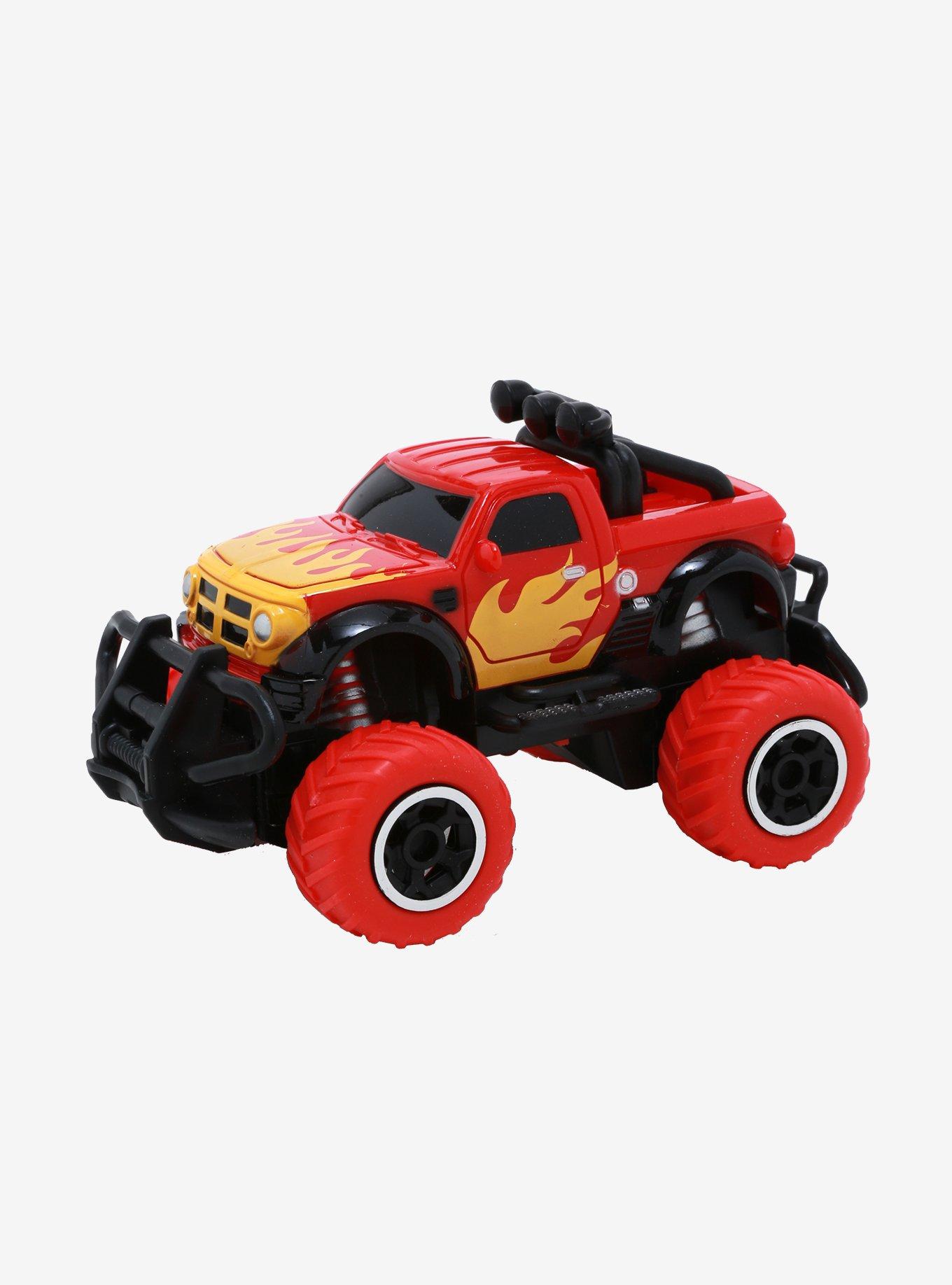 Red & Yellow Remote Control Mini Monster Truck Hot Topic