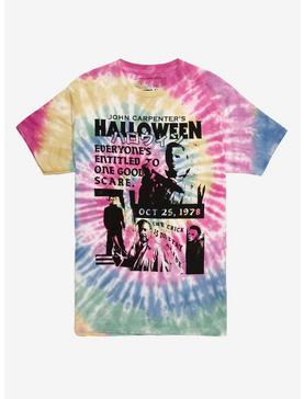 Halloween Collage Tie-Dye T-Shirt, , hi-res