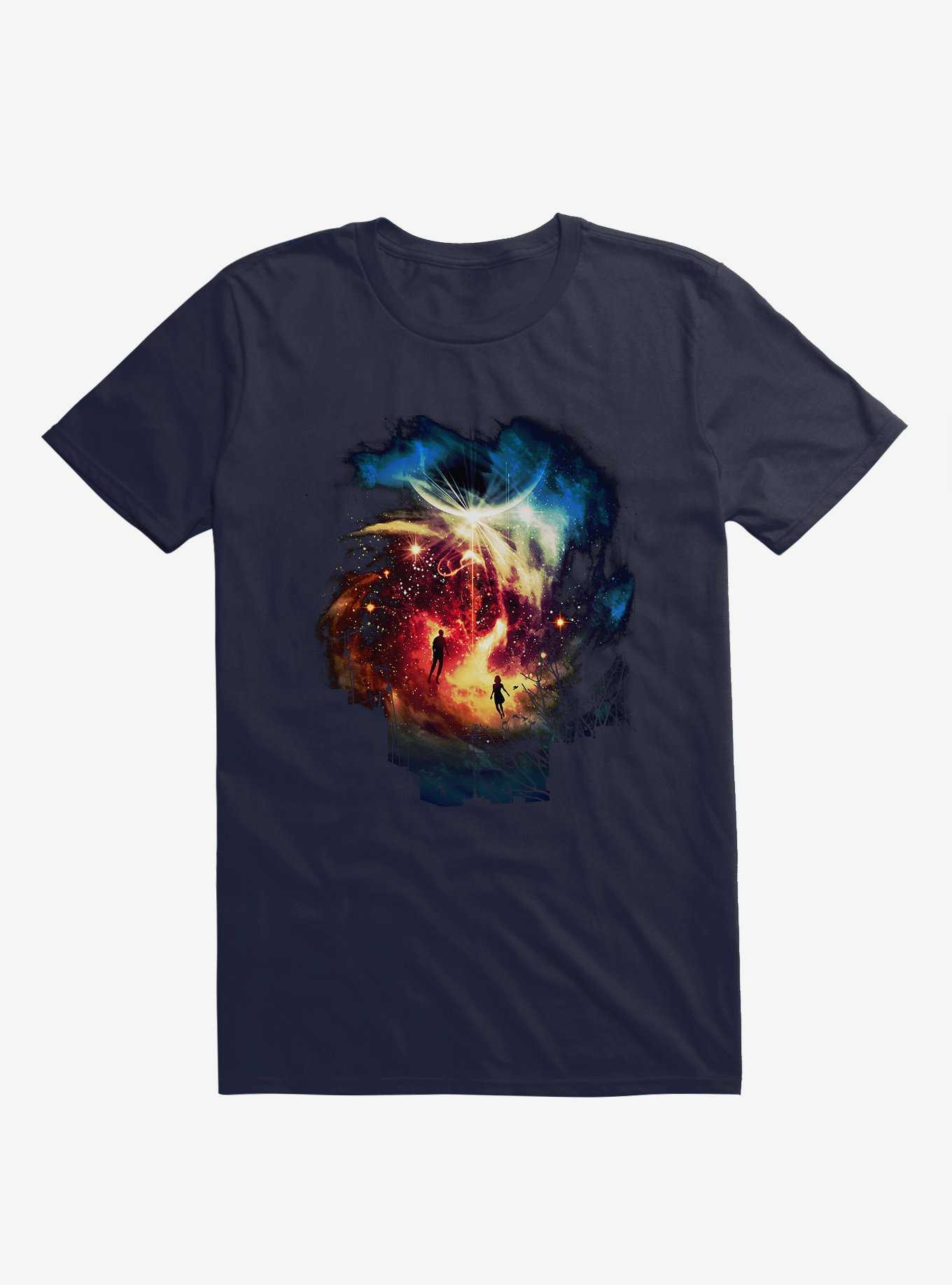Synchronize Galaxy Navy Blue T-Shirt, , hi-res