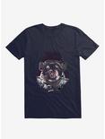 Albert Monkey Astronaut Navy Blue T-Shirt, NAVY, hi-res
