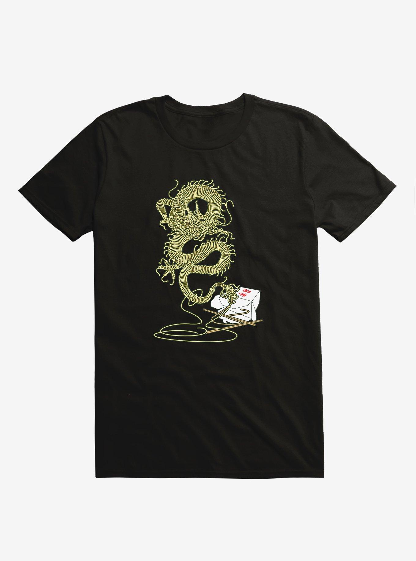 Dragon Flavor Ramen Black T-Shirt, BLACK, hi-res