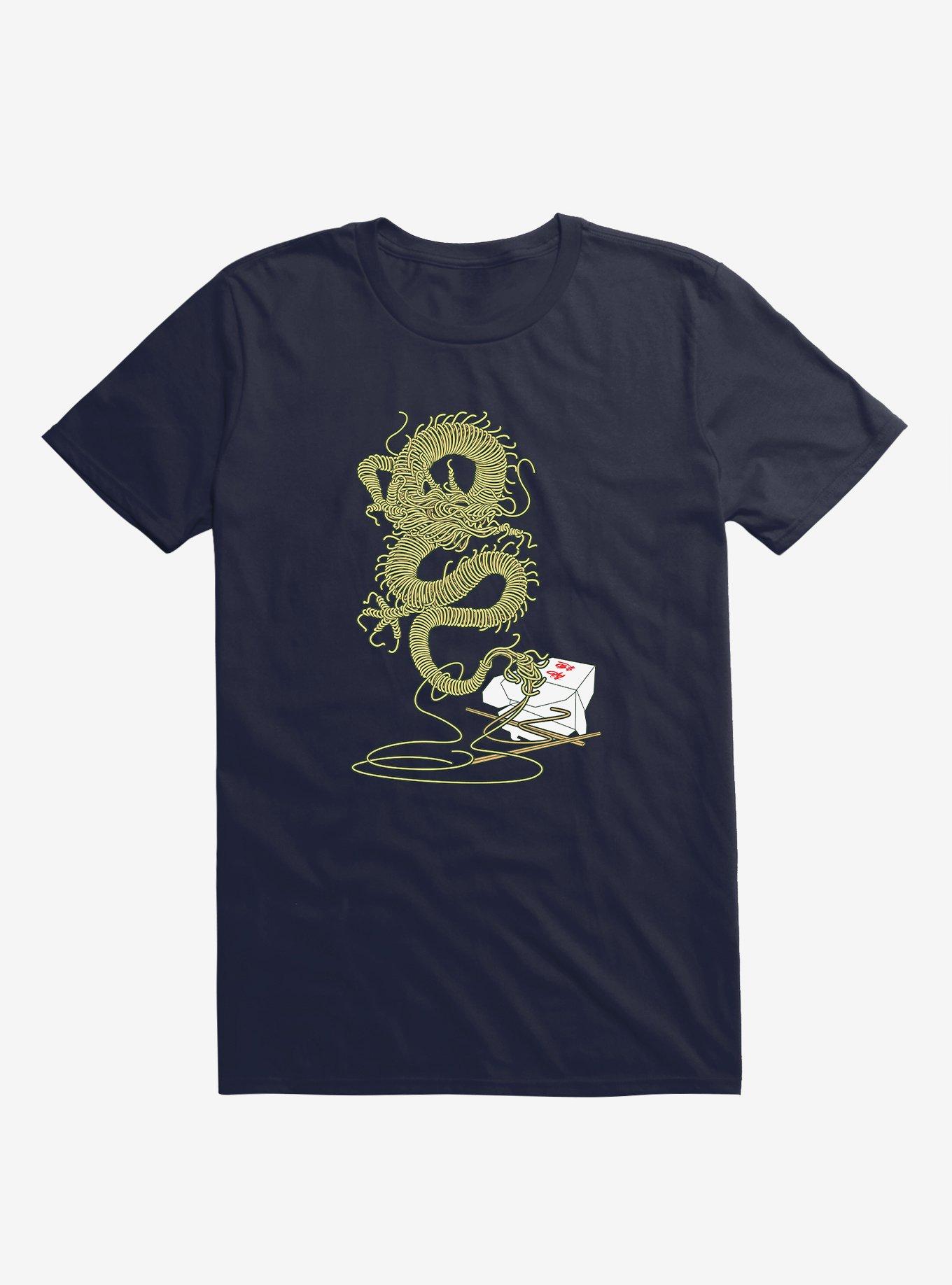 THRDLESS Dragon Flavor Ramen Navy Blue T-Shirt