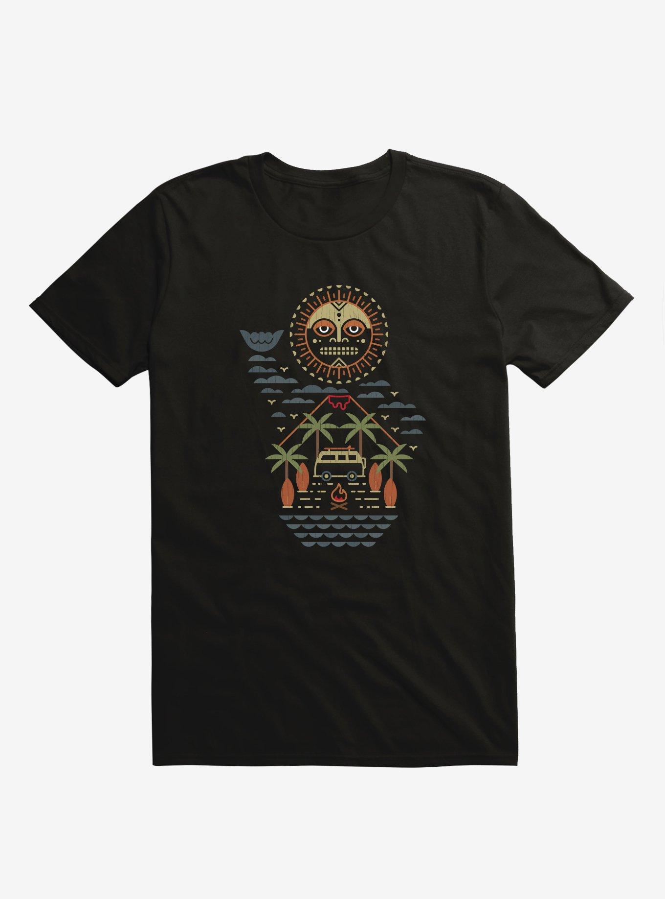 Freaky Tiki Black T-Shirt - BLACK | Hot Topic