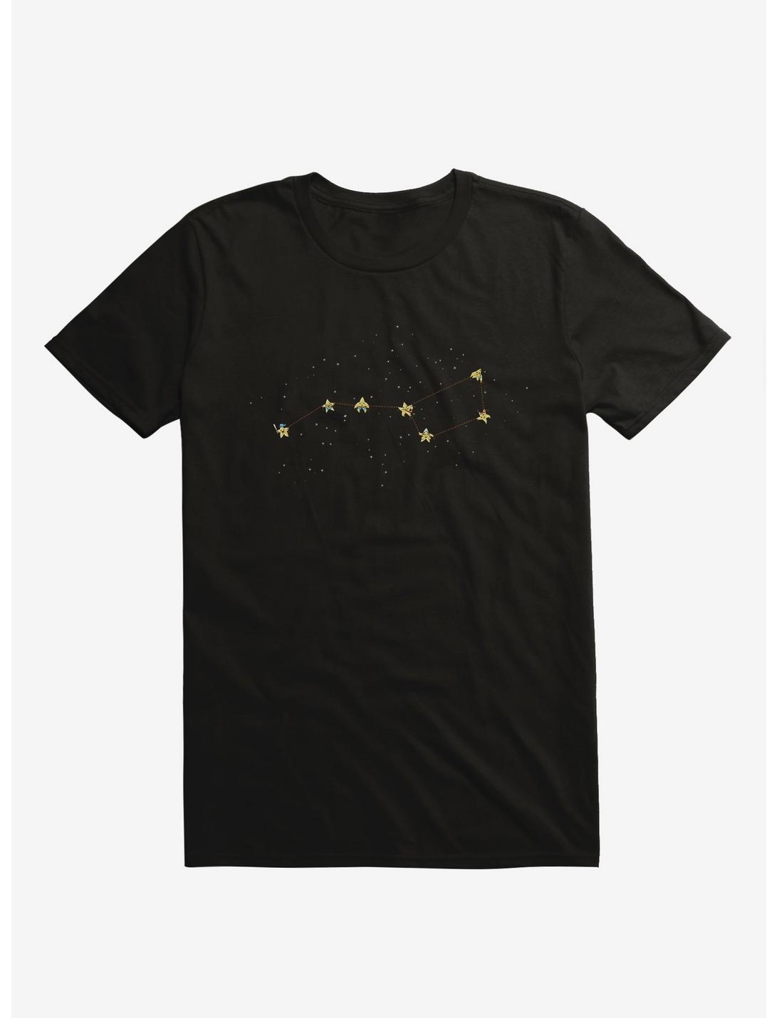 Family Star Constellation Black T-Shirt, BLACK, hi-res