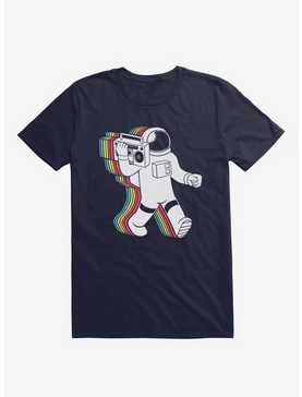 Funkalicious Astronaut Space Navy Blue T-Shirt, , hi-res