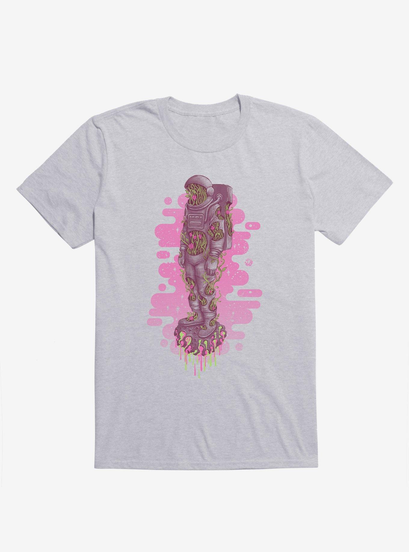 Habitat Astronaut With Flowers Sport Grey T-Shirt, , hi-res