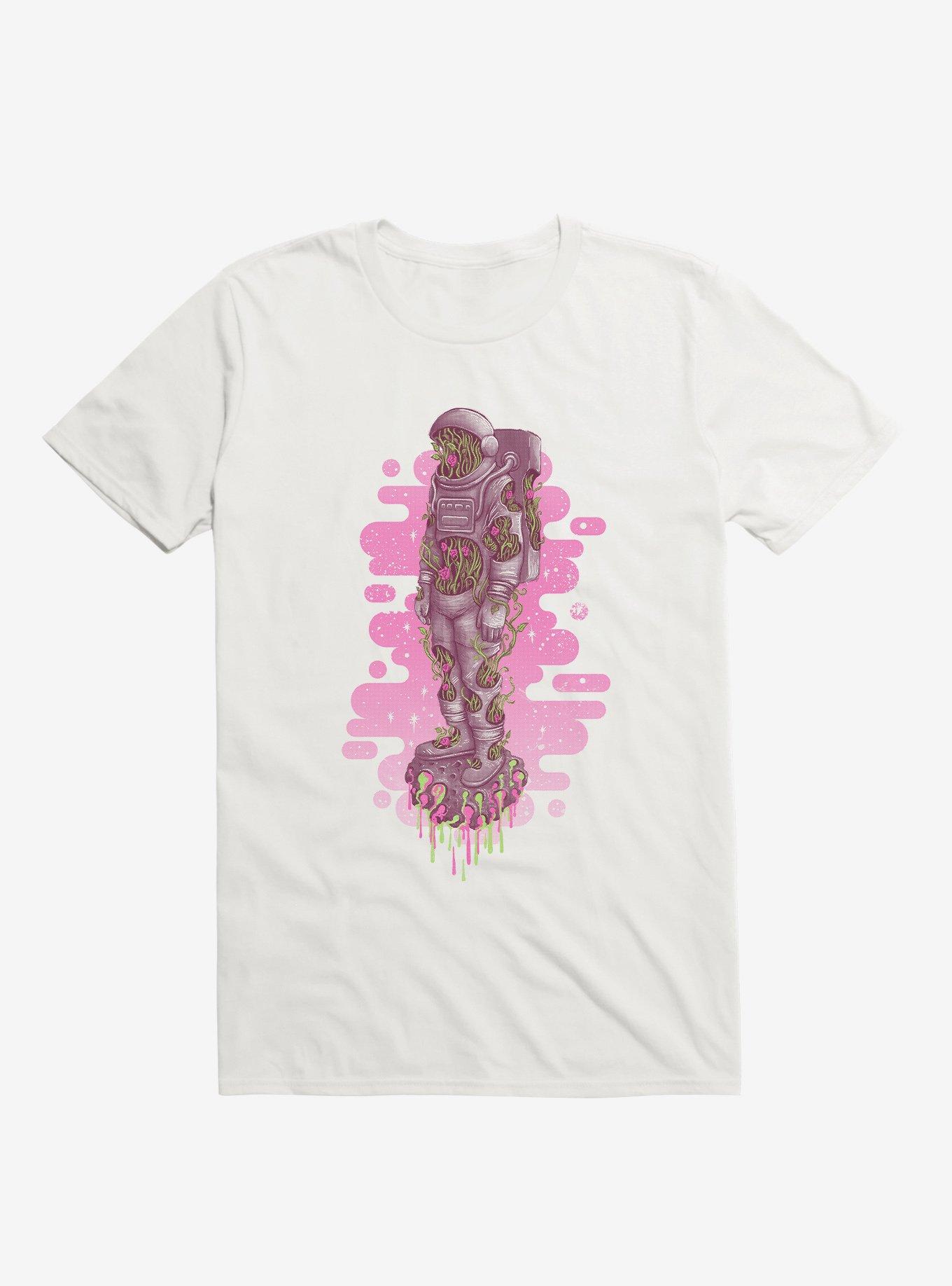 Habitat Astronaut With Flowers White T-Shirt, WHITE, hi-res