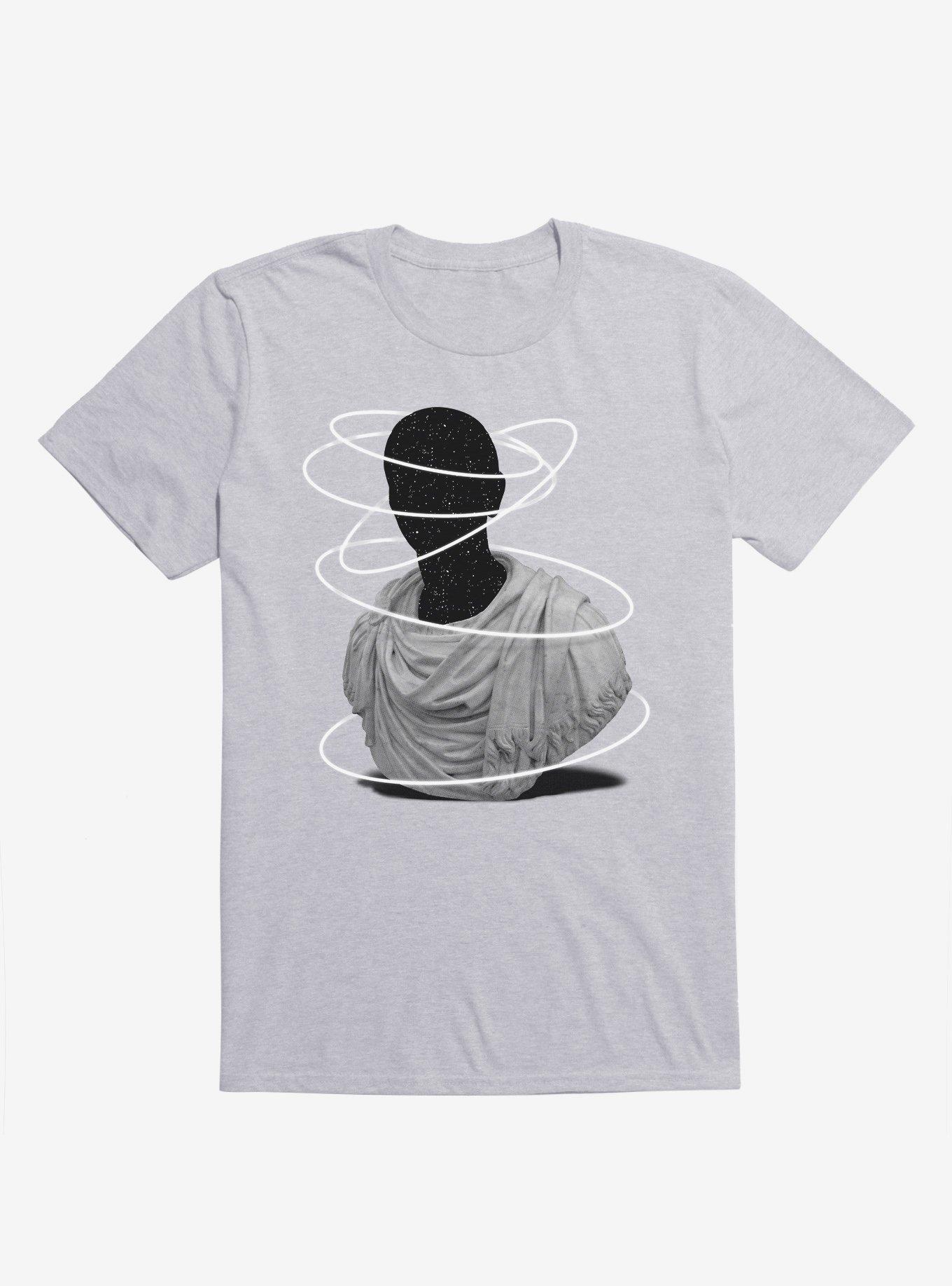 Halos Cosmic Greek Bust Sport Grey T-Shirt, , hi-res