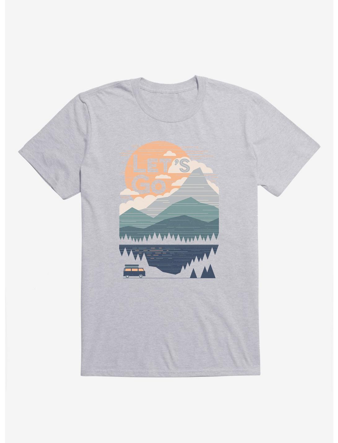 Let's Go Mountains Lake Van Sport Grey T-Shirt, SPORT GRAY, hi-res