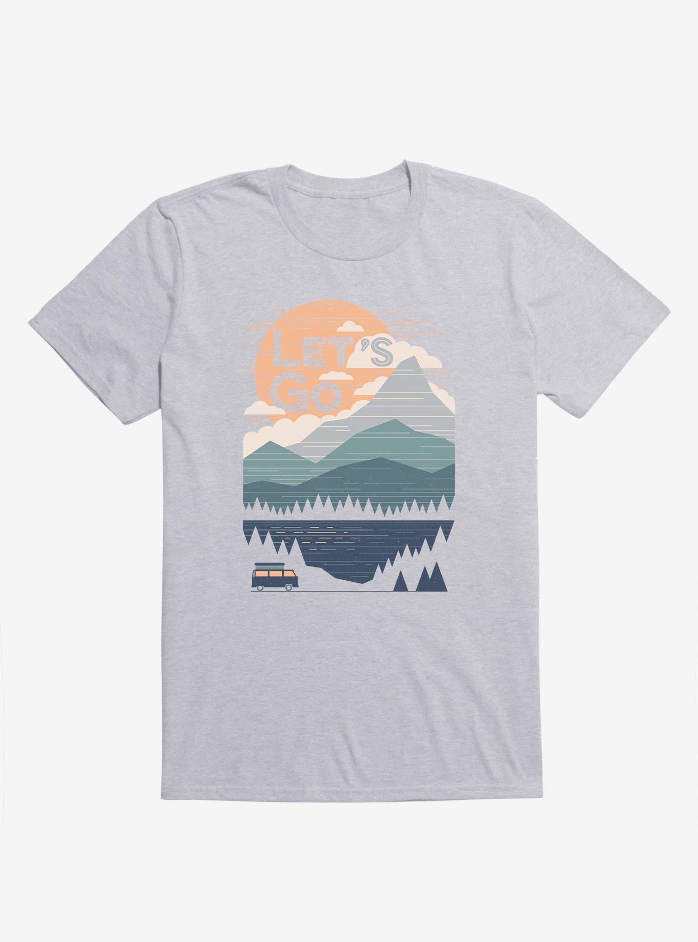 Let's Go Mountains Lake Van Sport Grey T-Shirt, , hi-res