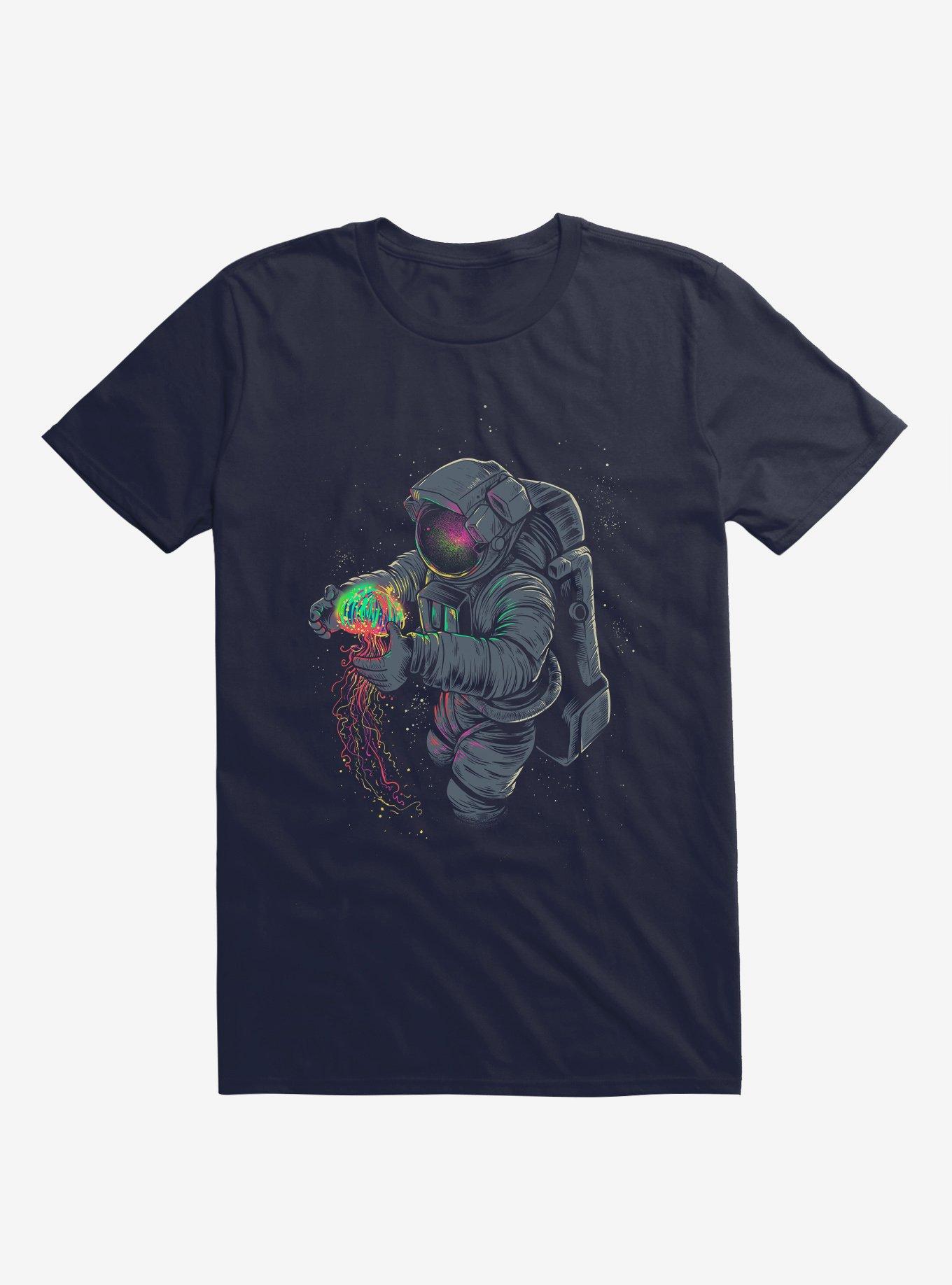 Jellyspace Astronaut Navy Blue T-Shirt, NAVY, hi-res