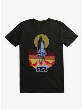 STS-1 Space Shuttle Black T-Shirt, , hi-res