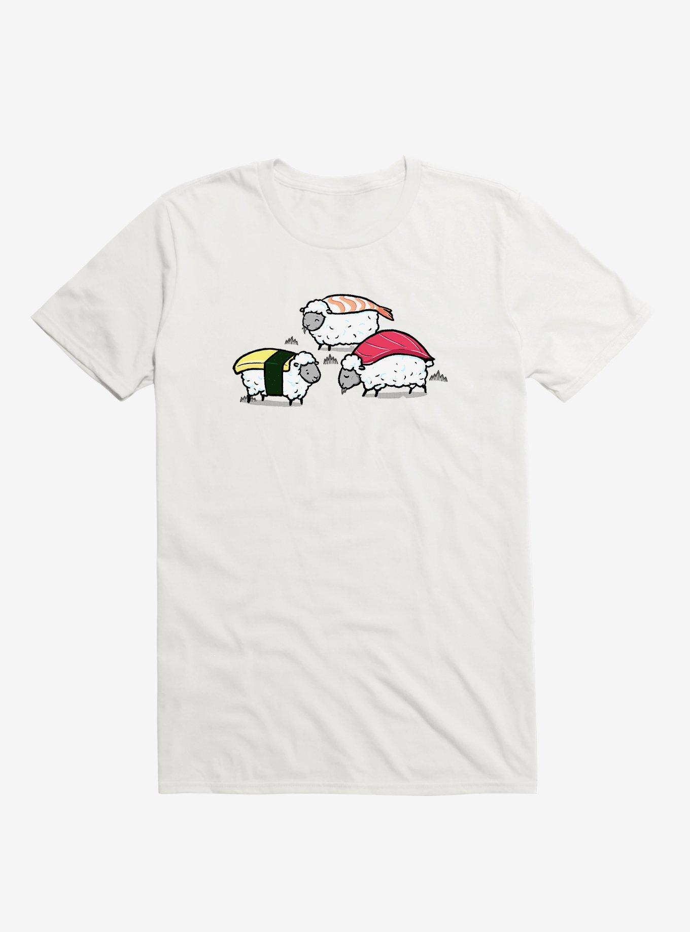 Susheep! Sushi Sheep White T-Shirt, WHITE, hi-res