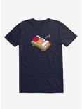 Sleeping Sushi Navy Blue T-Shirt, NAVY, hi-res