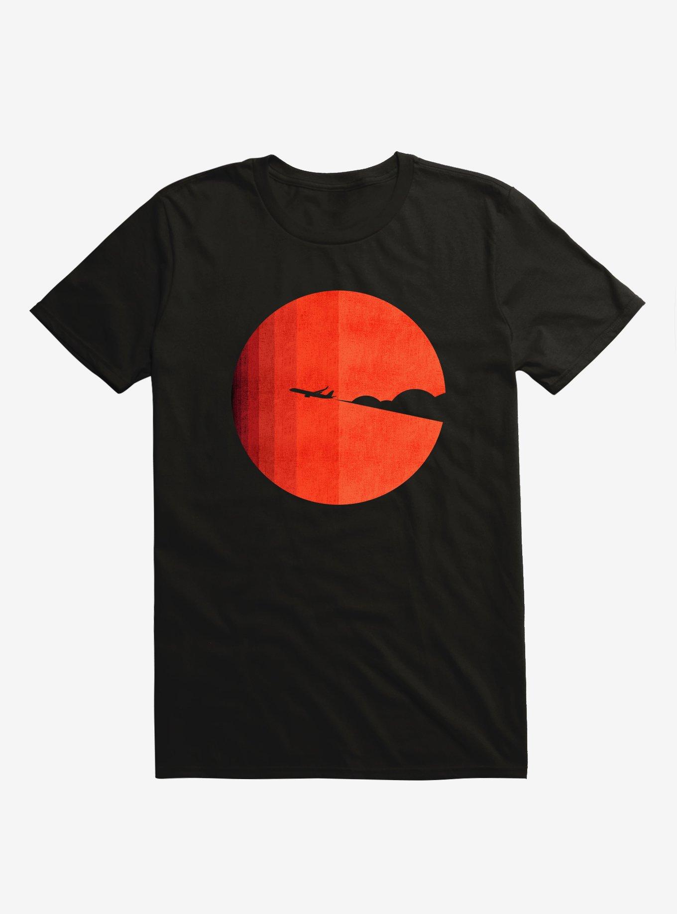 The Long Goodbye Plane Black T-Shirt, BLACK, hi-res