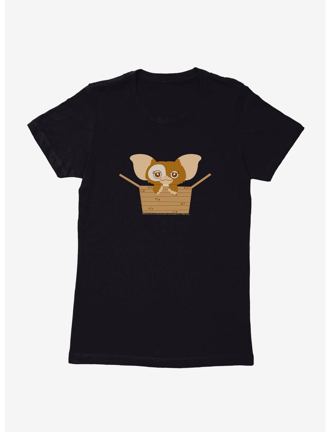 Gremlins Adorable Gizmo Hanging Out Womens T-Shirt, BLACK, hi-res