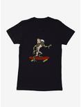 Gremlins Stripe Riding Skateboard Womens T-Shirt, BLACK, hi-res