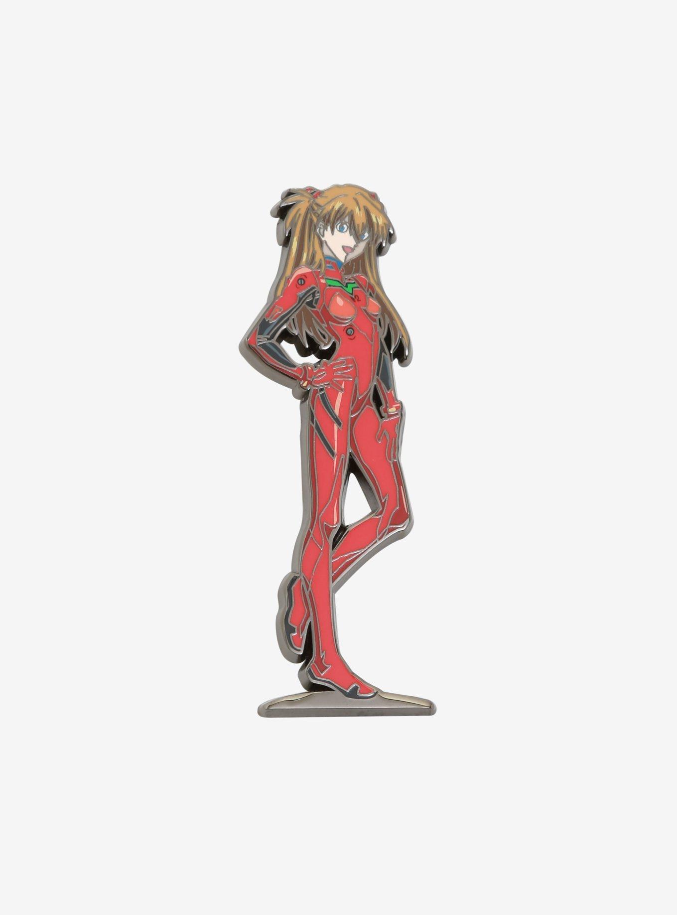 FiGPiN Neon Genesis Evangelion Asuka Collectible Enamel Pin, , hi-res