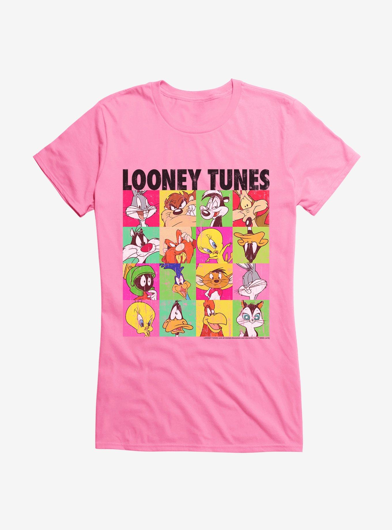 Looney Tunes The Whole Gang Girls T-Shirt, CHARITY PINK, hi-res