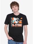 Dr. Stone Comic Strip Face T-Shirt - BoxLunch Exclusive, ORANGE, hi-res