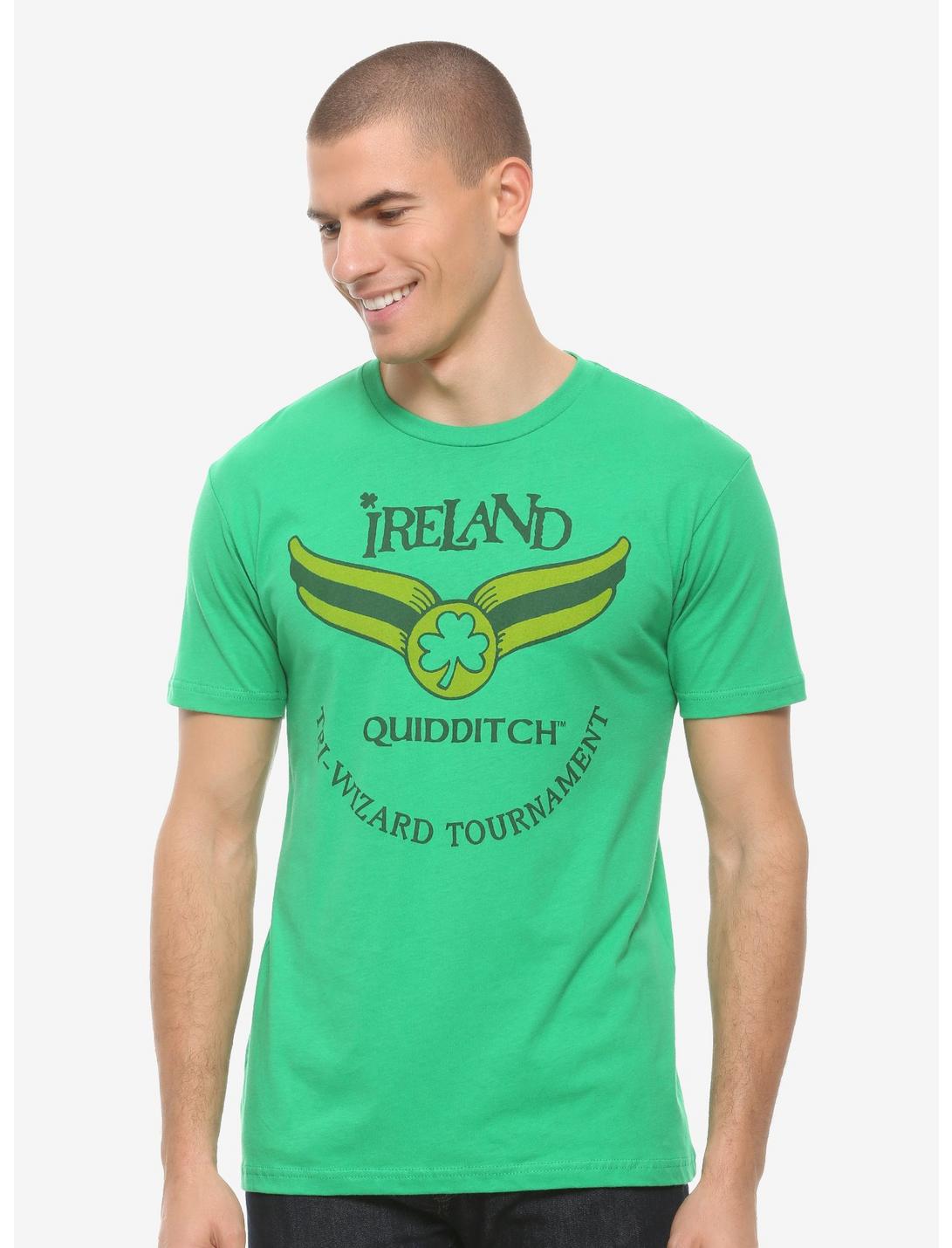 Harry Potter Ireland Quidditch Triwizard Tournament T-Shirt, YELLOW, hi-res