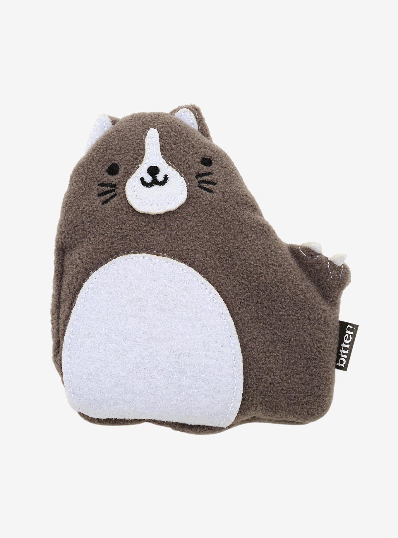 Grey Cat Heatable Mini Plush, , hi-res