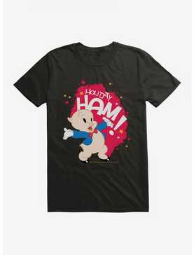 Looney Tunes Porky Pig Holiday Ham T-Shirt, , hi-res