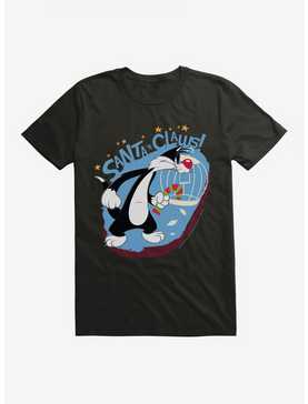 Looney Tunes Sylvester The Cat Santa Clause T-Shirt, , hi-res